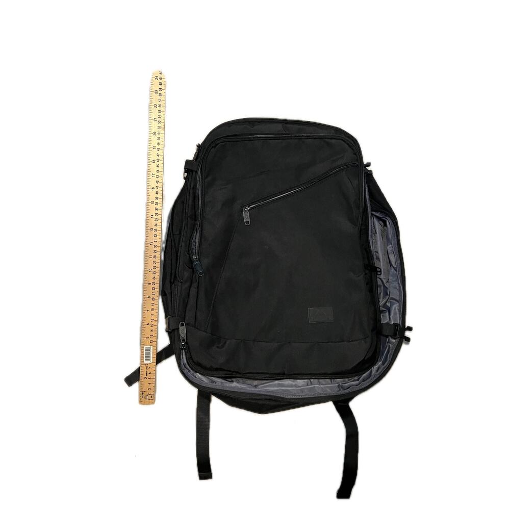 Black Men's Everyday Backpack - Durable Travel & Work Pack